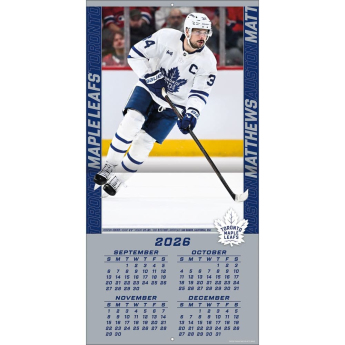 Toronto Maple Leafs kalendář NHL #34 Auston Matthews 2027 Wall