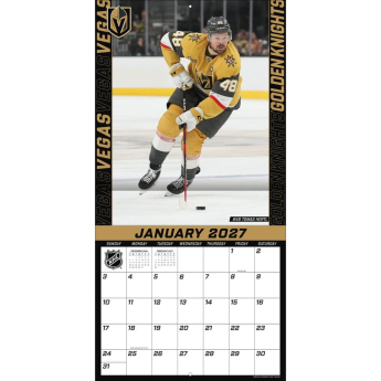 Vegas Golden Knights kalendář NHL 2027 Wall