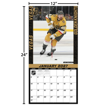 Vegas Golden Knights kalendář NHL 2027 Wall