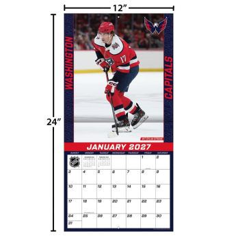 Washington Capitals kalendář NHL 2027 Wall