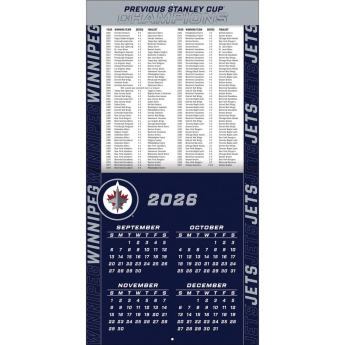 Winnipeg Jets kalendář NHL 2027 Wall