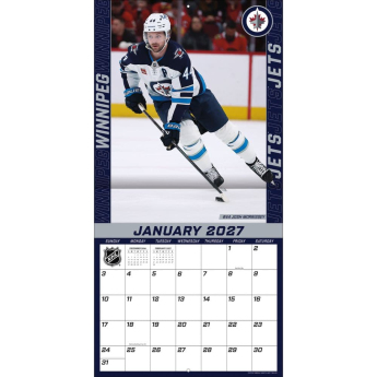Winnipeg Jets kalendář NHL 2027 Wall