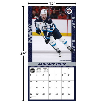 Winnipeg Jets kalendář NHL 2027 Wall