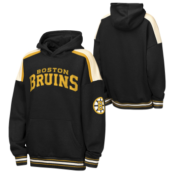 Boston Bruins dětská mikina s kapucí NHL Camaraderie Oversized Colorblock Fleece