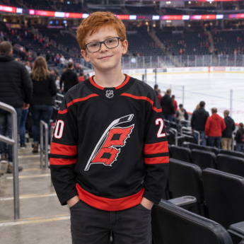 Carolina Hurricanes dětský hokejový dres Sebastian Aho Premier Home black