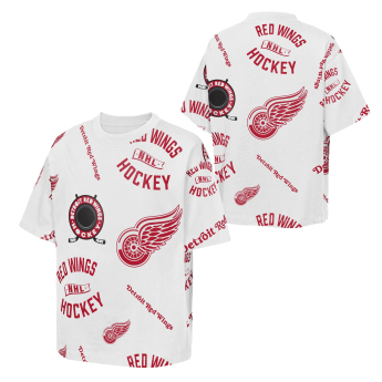 Detroit Red Wings dětské tričko NHL Unstoppable All Over Print Short Sleeve Elevated