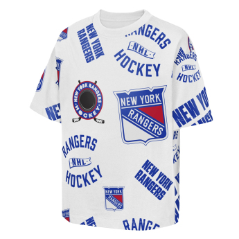 New York Rangers dětské tričko NHL Unstoppable All Over Print Short Sleeve Elevated