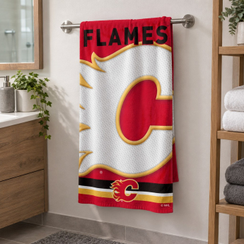 Calgary Flames osuška Spectra Beach Towel