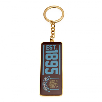 West Ham United přívěšek na klíče Keyring EST