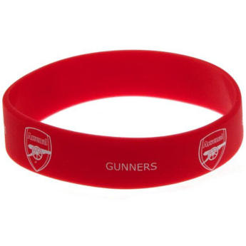 FC Arsenal silikonový náramek red gunners