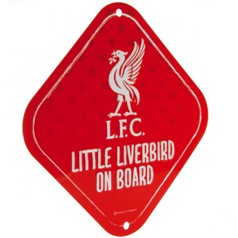 FC Liverpool cedule dítě v autě Little Dribbler