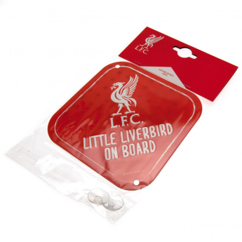 FC Liverpool cedule dítě v autě Little Dribbler