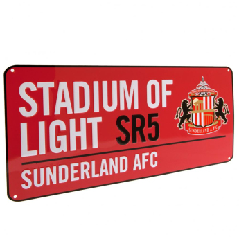 Sunderland cedule na zeď Street Sign RD