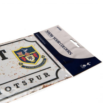 Tottenham Hotspur cedule na zeď Street Sign Retro