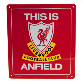 FC Liverpool cedule na zeď This is Anfield Sign