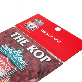 FC Liverpool cedule na zeď The Kop Sign