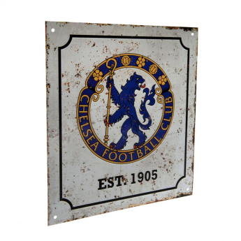 FC Chelsea cedule na zeď Retro Logo Sign