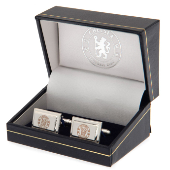 FC Chelsea manžetové knoflíčky Silver Plated Cufflinks