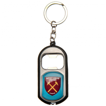 West Ham United přívěšek s otvírakem Key Ring Torch Bottle Opener