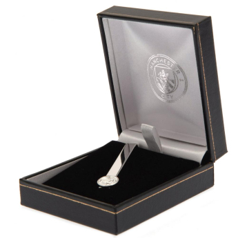 Manchester City kravatová spona Silver Plated Tie Slide