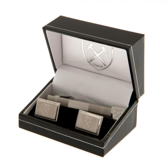 West Ham United set kravatová spona a manžetové knoflíčky Tie Slide & Cufflink Set