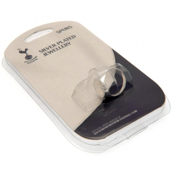 Tottenham Hotspur prsten Silver Plated Crest Ring Small