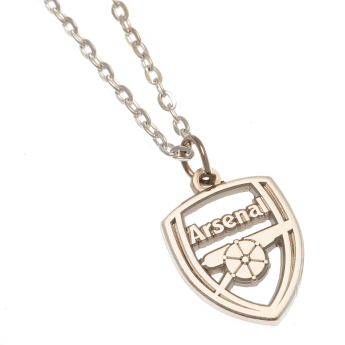 FC Arsenal řetízek na krk s přívěškem Silver Plated Pendant & Chain CR