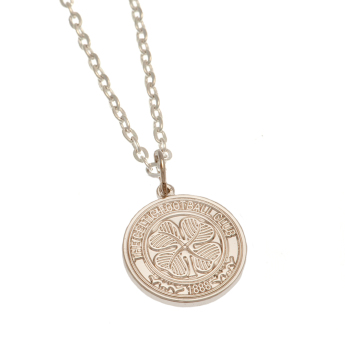 FC Celtic řetízek na krk s přívěškem Silver Plated Pendant & Chain