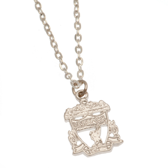 FC Liverpool řetízek na krk s přívěškem Silver Plated Pendant & Chain CR