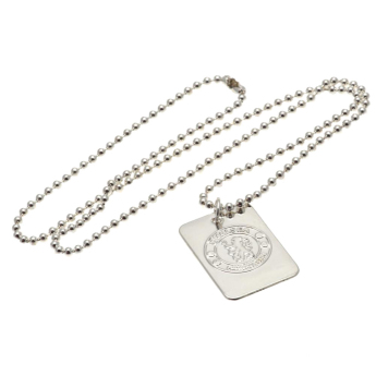 FC Chelsea řetízek na krk se psí známkou Silver Plated Dog Tag & Chain