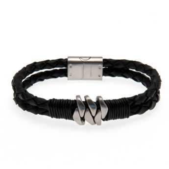 FC Celtic kožený náramek Leather Bracelet