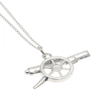FC Arsenal řetízek na krk s přívěškem Silver Pendant & Chain GN
