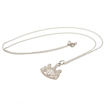 Newcastle United řetízek na krk s přívěškem Sterling Silver Pendant & Chain
