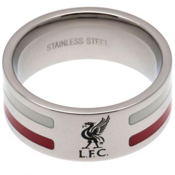 FC Liverpool prsten Colour Stripe Ring Small