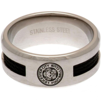Leicester City prsten Black Inlay Ring Small