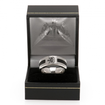 Newcastle United prsten Black Inlay Small