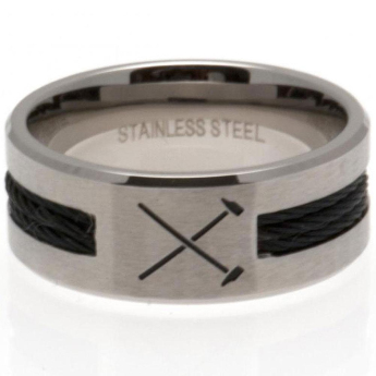 West Ham United prsten Black Inlay Small HM