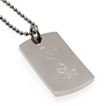 Tottenham Hotspur řetízek na krk se psí známkou Engraved Dog Tag & Chain