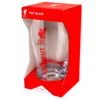 FC Liverpool sklenice Tulip Pint Glass