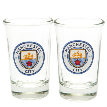 Manchester City panák štamprle 2pk Shot Glass Set