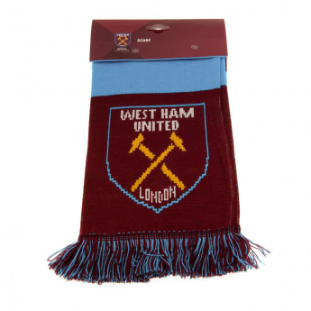 West Ham United zimní šála Bar Scarf WH
