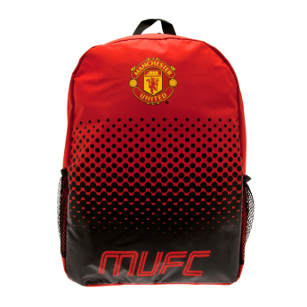 Manchester United batoh na záda Backpack red and black