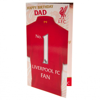 FC Liverpool narozeninové přání Birthday Card Dad