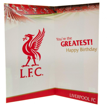 FC Liverpool narozeninové přání Birthday Card Dad