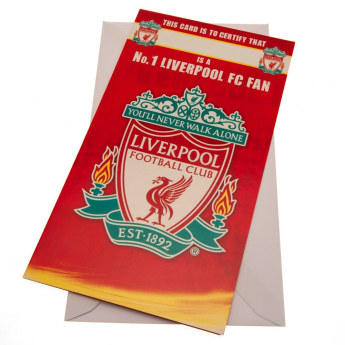 FC Liverpool narozeninové přání Birthday Card No 1 Fan