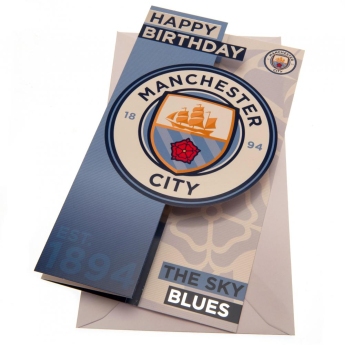 Manchester City narozeninové přání Birthday Card