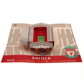 FC Liverpool narozeninové přání Pop-Up Birthday Card