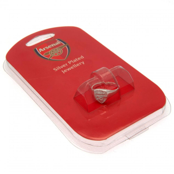 FC Arsenal prsten Silver Plated Crest Large