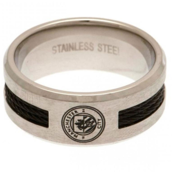 Manchester City prsten Black Inlay Medium
