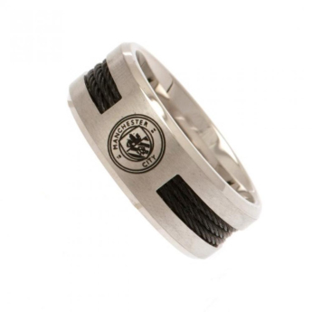 Manchester City prsten Black Inlay Medium